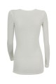 Koszulka damska z długim rękawem Merino Wool Bazówka MM